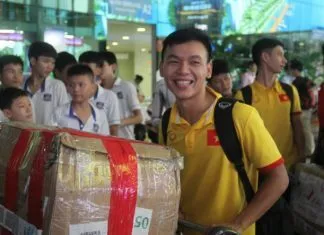Danh Phát nở nụ cười tươi trong ngày trở về. Ảnh: H.D