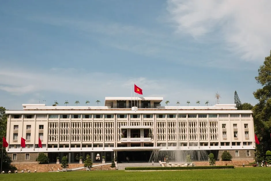 Hình ảnh Dinh Độc Lập ngày nay được bảo tồn nguyên vẹn