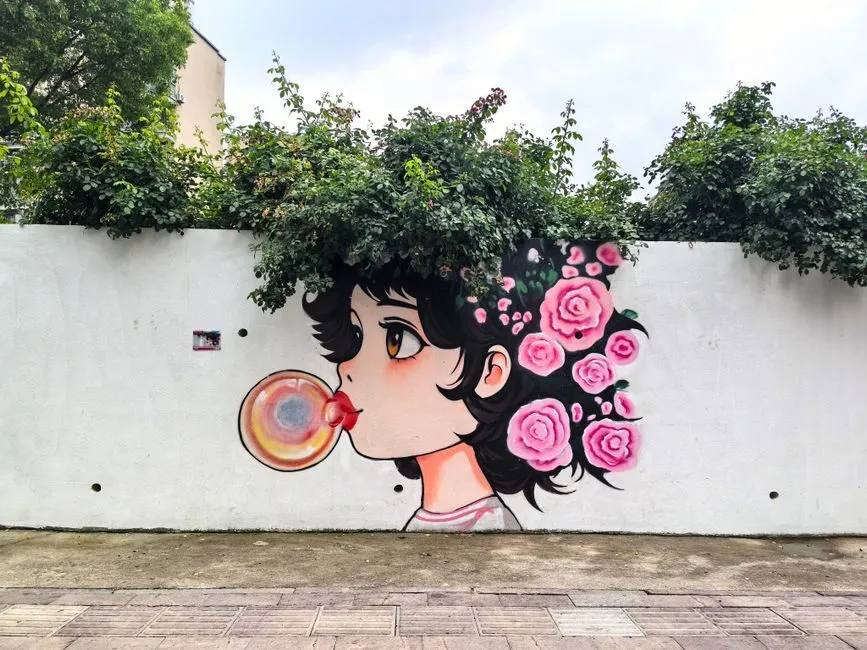 Hình nền cute nữ phong cách hoạt hình Hàn Quốc